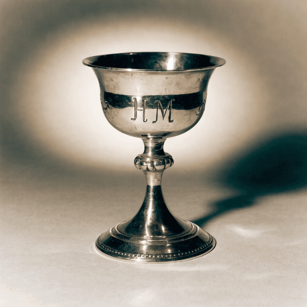 Timbale de baptême en argent