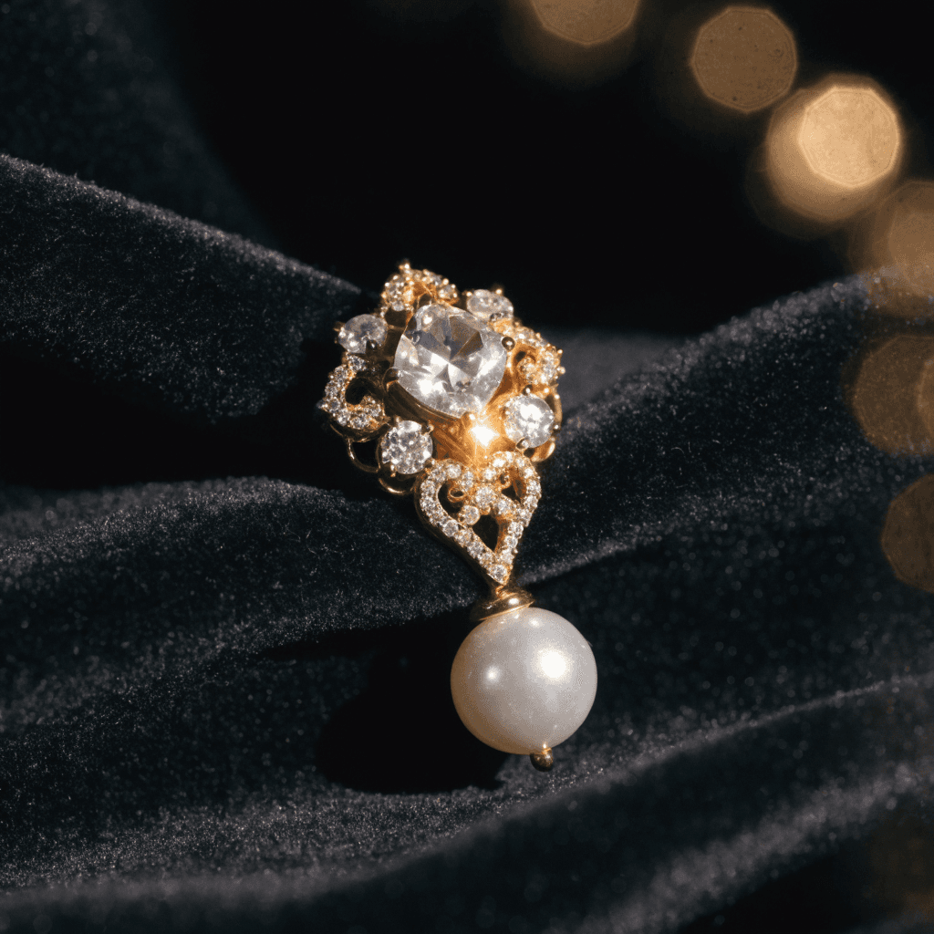 Pendentif en or et diamants