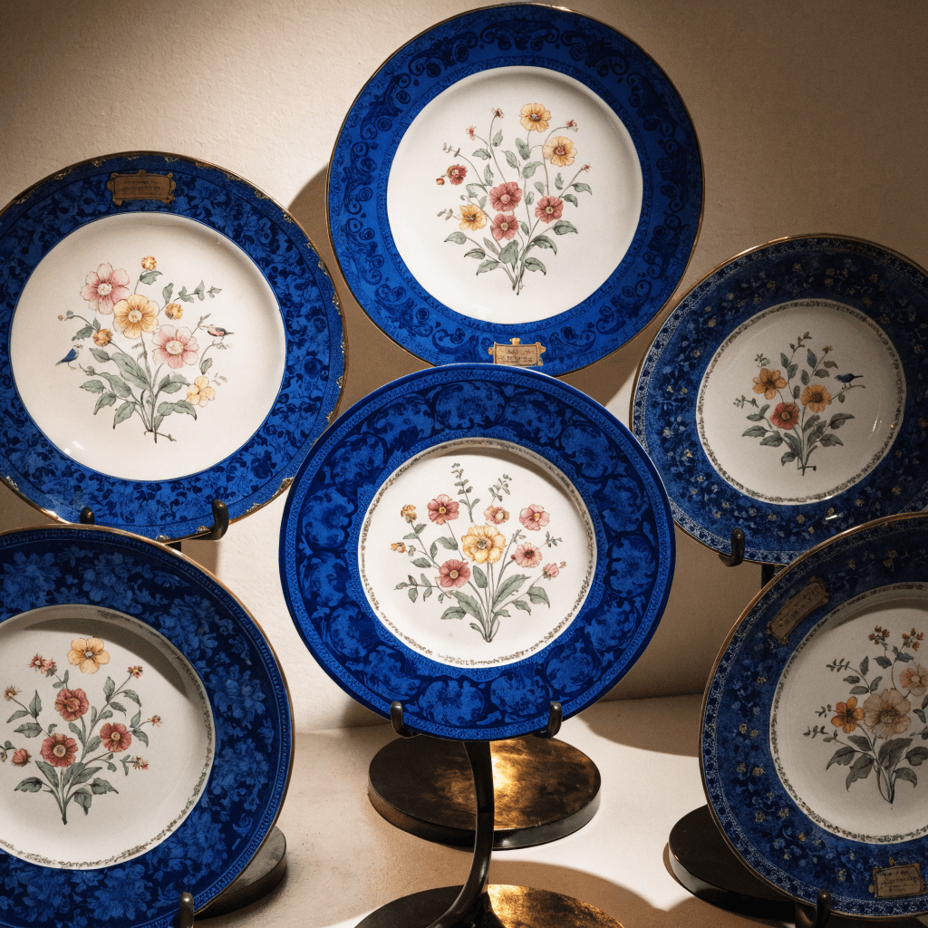 Assiettes en porcelaine de Sèvres