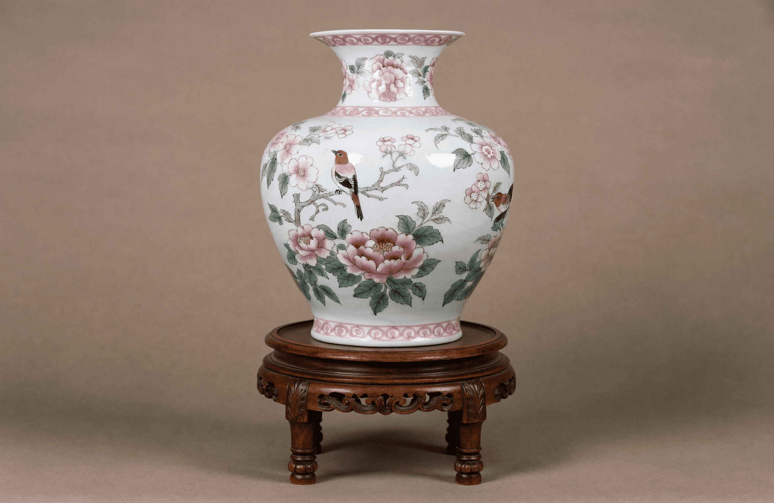 Vase de Chine, famille rose